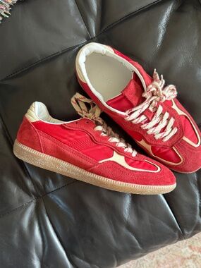 Alohas Red Sneakers NWOT